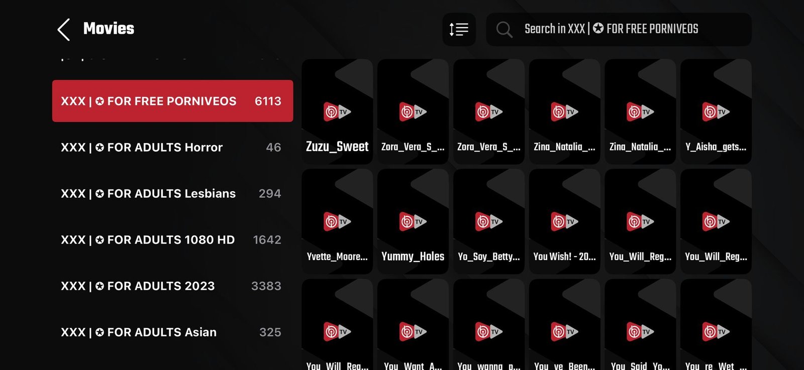 Catálogo IPTV Adultos 2